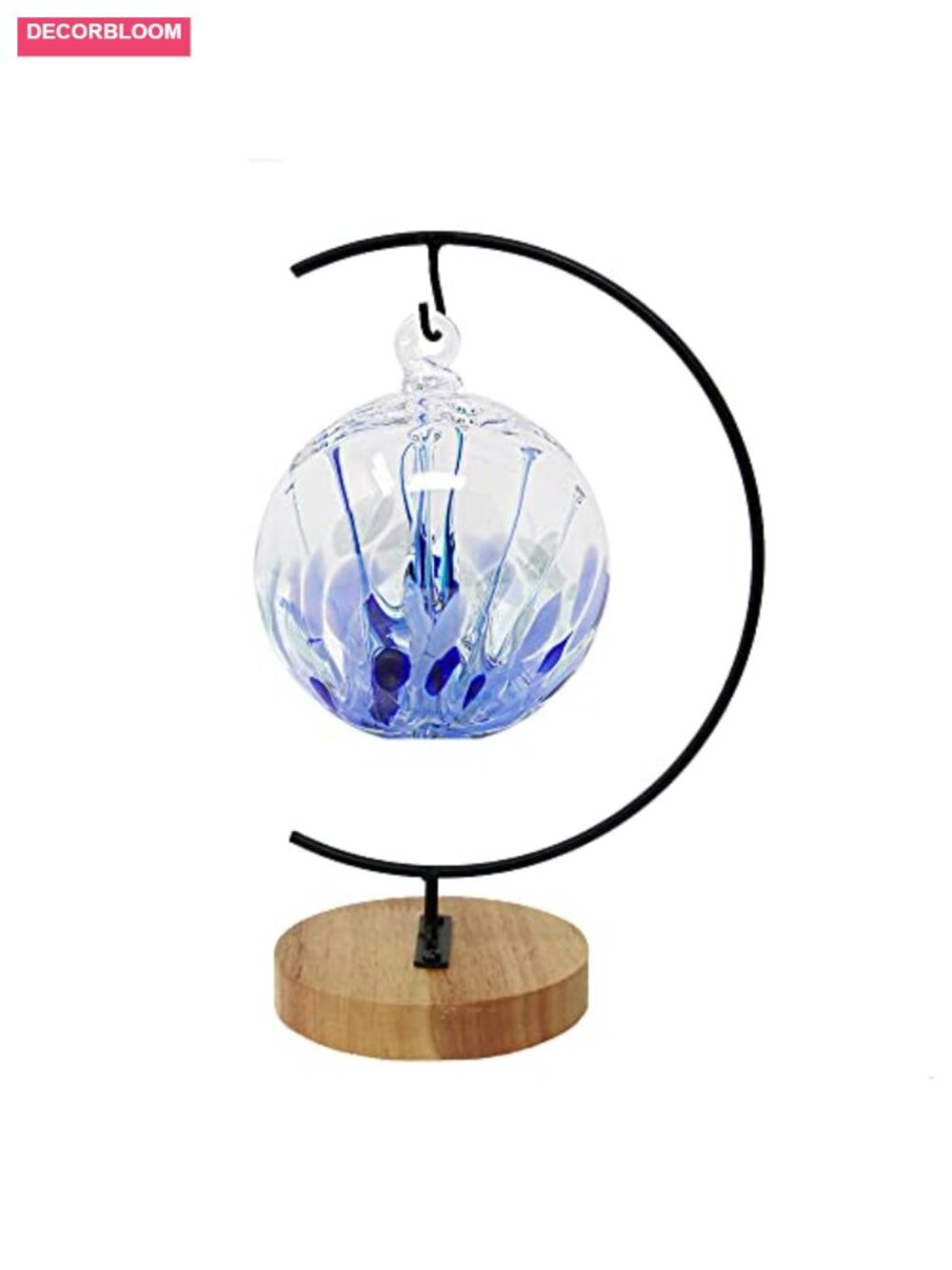 Iron Ornament Display Stand C-Shape Hanging Hook for Christmas Decor